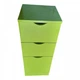 Комод Mikola-M Stairs 3 ящики HPL 1111 gloss 40 см - изображение 1