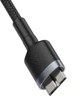 Кабель Baseus Cafule USB 3.0 to Micro-B 2A 1m Black (CADKLF-D0G) - зображення 3
