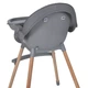 Стульчик для кормления El Camino ME 1111 LUMI Gray - изображение 7