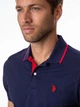 Поло длинное мужское U.S.Polo Assn 118716-EE00A(Classic Navy) L Темно-синее (786667867117) - изображение 4