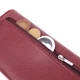Кошелек для женщин из натуральной кожи с геометрическим клапаном ST Leather 22547 Бордовый - изображение 7