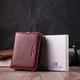Жіночий гаманець середнього розміру з натуральної шкіри ST Leather 22551 Бордовий - зображення 2