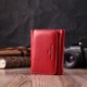 Шкіряний яскравий гаманець ST Leather 22505 Червоний - зображення 6