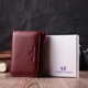 Кожаный интересный кошелек для женщин ST Leather 22507 Бордовый - изображение 7