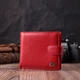 Женский трендовый кошелек из натуральной кожи ST Leather 22555 Красный - изображение 7
