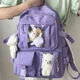 Рюкзак в стиле Преппи подростковый Фиолетовый (1013-569-02) - изображение 4