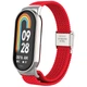 Ремешок для Xiaomi Smart Band 10/9/8, Braided Solo Loop, красный, нейлоновый плетеный браслет, эластичный сменный ремешок для фитнес-трекера с надежным креплением, ArmorStandart (ARM86884) - изображение 1