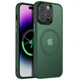 Чохол TPU+PC Metal Buttons with MagSafe Colorful для Apple iPhone 14 Pro (6.1") Dark Green - зображення 1