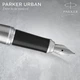 Ручка перова Parker URBAN Metro Metallic CT FP М 30 312 - зображення 6