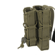 Підсумок 8Fields Molle Combo Rifle/Pistol Mag Speed Pouch Olive - изображение 4