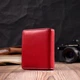 Женский вертикальный компактный кошелек из натуральной кожи ST Leather с монетницей Красный (bg194fash37) - изображение 10
