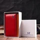 Кожаный Кошелек В Три Сборки Для Женщин St Leather Разноцветный (259646) - изображение 8