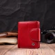 Женский вертикальный кошелек из натуральной кожи с монетницей ST Leather Красный (bg194fash53) - изображение 9