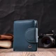 Стильное вертикальное кожаное портмоне с монетницей для женщин от ST Leather Бирюзовый (bg194fash57) - изображение 9
