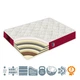 Матрац 80х190 см БАГАТОШАРОВИЙ HomeFort " NEW YORK з МЕМОРІ" ( Піна з ПАМ'ЯТТЮ + КОКОС +ТЕРМОВОЙЛОК ) Висота H-22 см, 1- спальний , БЕЗПРУЖИННИЙ, Ортопедичний - зображення 1