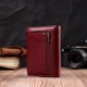 Кожаный женский кошелек с монетницей ST Leather Бордовый (259671) - изображение 8
