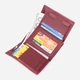 Кошелек женский кожаный ST Leather Accessories leather-22489 Бордовый - изображение 4