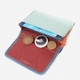 Кошелек женский кожаный ST Leather Accessories leather-22493 Разноцветный - изображение 5