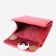 Кошелек женский кожаный ST Leather Accessories leather-22543 Красный - изображение 3