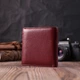 Женский маленький кошелек с монетницей из натуральной кожи ST Leather Бордовый (bg225fash44) - изображение 9