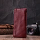 Шкіряна ключниця жіноча на блискавці з натуральної шкіри ST Leather бордового кольору (bg225fash58) - зображення 9