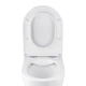 Унітаз підвісний безобідковий Kroner Armada WHI513636 RIMLESS із сидінням Slim Duroplast / Soft-close / Quick relase (KA513636WHIR) - зображення 6
