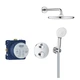 Душевая система скрытого монтажа GROHE Grohtherm с верхним душем латунь хром 34872000 - изображение 3