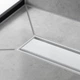 Трап линейный для душа HANSGROHE RainDrain Match 755мм монтаж в стену белый 56038700 - изображение 6