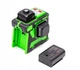 4D Нівелір лазерний рівень Hilda CROSS LASER LEVEL 12 ліній 360 перехресний 30 м зі штативом - зображення 5