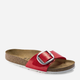 Klapki damskie Birkenstock MADRID Big Buckle Birko-Flor Narrow 42 Czerwone (4039854762464) - obraz 1