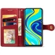 Кожаный чехол книжка GETMAN Gallant (PU) для Xiaomi Redmi Note 9s / Note 9 Pro / Note 9 Pro Max Red - изображение 2