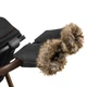 Рукавички для коляски Lionelo HANDMUFF BLACK - зображення 1