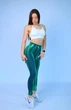 Лосины леггинсы женские спортивные с эффектом push-up (пуш-ап) Бесшовные Тайтсы Неон Зеленый размер М (70033) - изображение 1