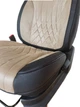 Накидки чехлы на сидения автомобиля из Алькантары 3D Elegant Modena Бежевые 700 134 - изображение 6