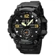 Часы наручные 1965BK SKMEI с подсветкой, BLACK-BLACK - изображение 1