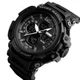 Часы наручные 1343BK SKMEI с подсветкой, BLACK -BLACK - изображение 2