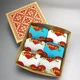 Подарочный набор женских носков 36-41 р на 6 пар с рисунком love is лето-осень-весна разноцветных - изображение 1