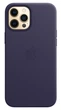 Чохол шкіряний Wave Premium AAA Leather Case with MagSafe для Apple iPhone 12/12 Pro Deep Violet - зображення 4