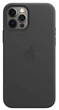 Чехол кожаный Wave Premium AAA Leather Case with MagSafe для Apple iPhone 12/12 Pro Black - изображение 5