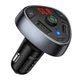 Автомобільний АЗП FM-трансмітер модулятор Bluetooth Hoco E51 black - зображення 1