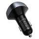 Автомобільний АЗП FM-трансмітер модулятор Bluetooth Hoco E51 black - зображення 4