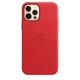 Чехол кожаный Wave Premium AAA Leather Case with MagSafe для Apple iPhone 12/12 Pro Product Red - изображение 4