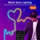 Розумна неонова світлодіодна стрічка RGB 5м із синхронізацією музики (12-24 В, 84 світлодіодів/м) 30 режимів у додатку TUYA/Smart Life - зображення 14