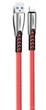 Кабель ColorWay USB - Lightning (M/M), 2.4 А, 1 м, Red (CW-CBUL010-RD) - изображение 2
