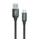 Кабель ColorWay USB-USB-C, 2м Black (CW-CBUC008-BK) - изображение 1