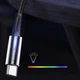 Кабель ColorWay USB - USB Type-C (M/M), Zinc Alloy + Led, 2.4 А, 1 м, Black (CW-CBUC035-BK) - изображение 9