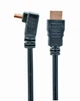 Кабель Cablexpert HDMI - HDMI V 1.4 (M/M), вилка/кутова вилка, 4.5 м, чорний (CC-HDMI490-15) пакет - зображення 2