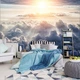 Флизелиновые фотообои Природа Небо - Солнце над облаками (10109V)+клей - изображение 5