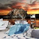 Флизелиновые фотообои природа животные Кошки Ягуар 254 x 184 см 3D Отражение леопарда в воде (126V4)+клей - изображение 9