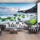Флизелиновые 3D фотообои море пляж 3D 460 x 300 см камни и старинный маяк (13052V12)+клей - изображение 4